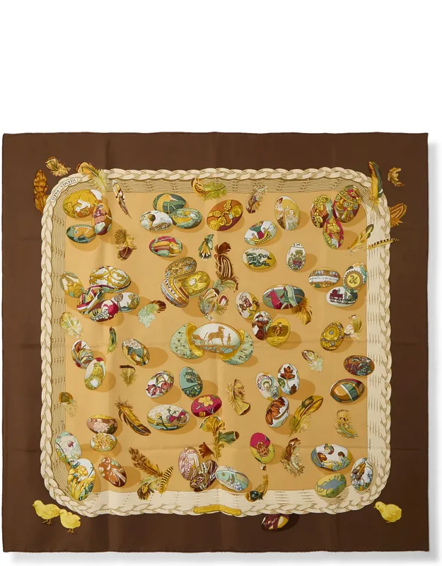 Couvee D'hermes Silk Scarf