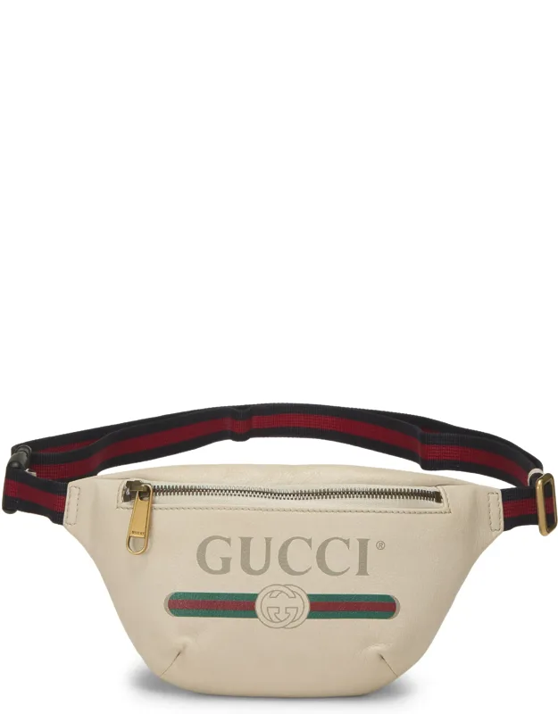 Leather Logo Belt Bag