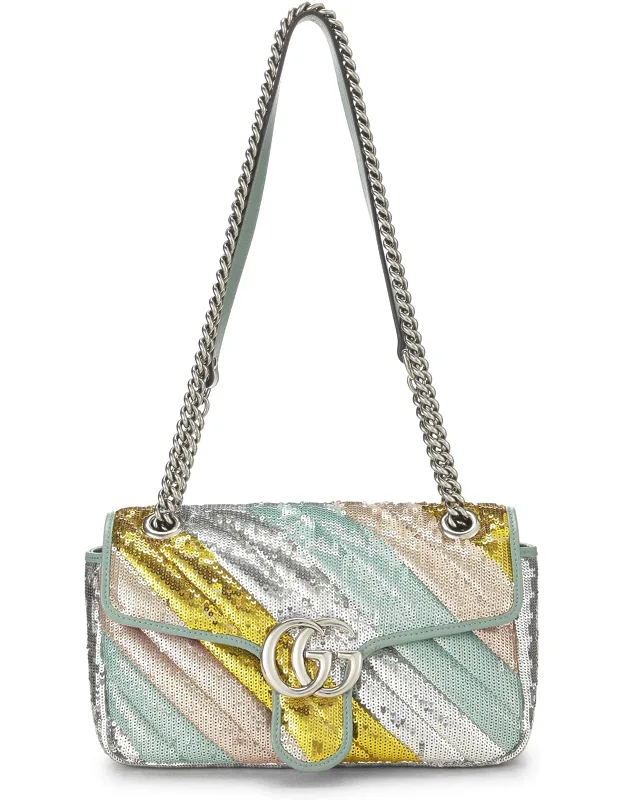 Multicolor Sequin Shoulder Bag
