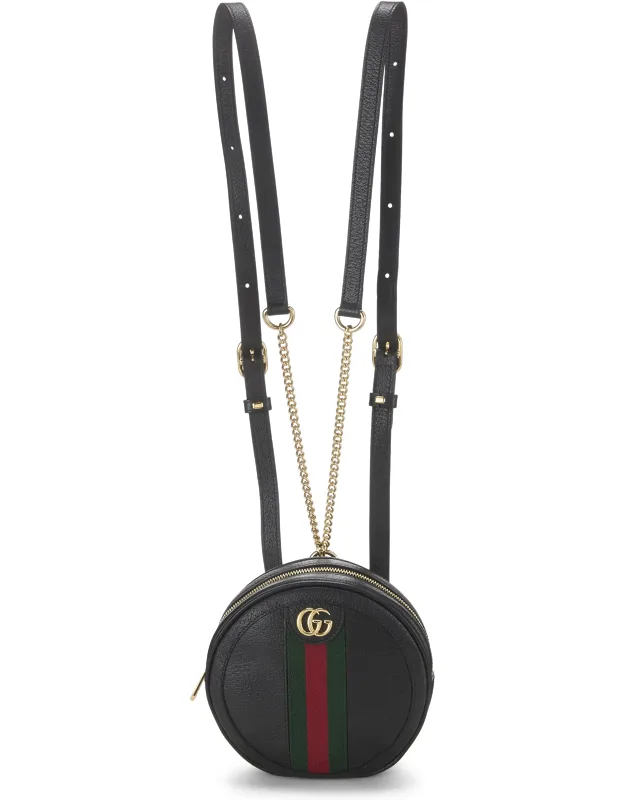 Leather Ophidia Backpack Mini