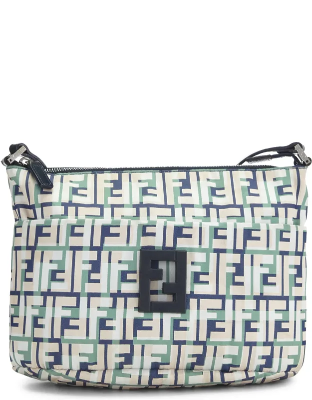 Multicolor Nylon Zucchino Shoulder Bag