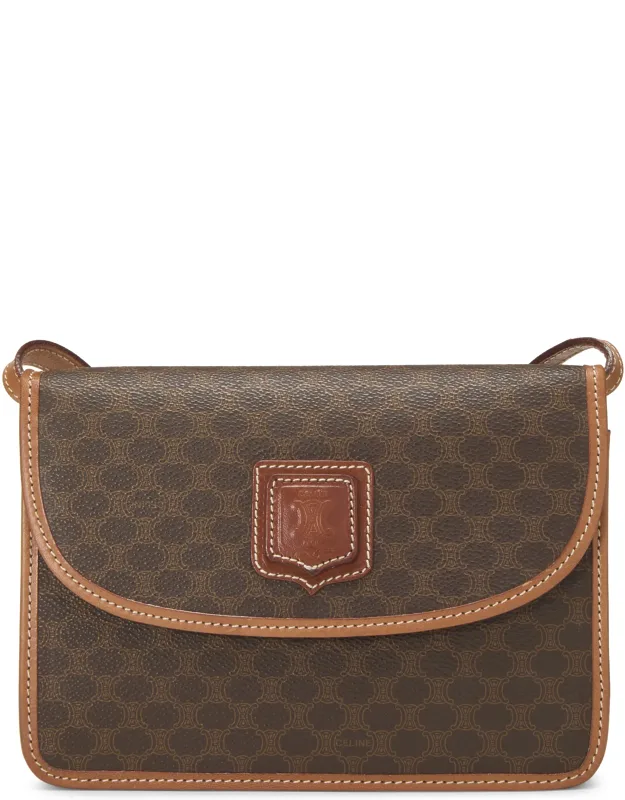 Coated Canvas Macadam Shoulder Bag