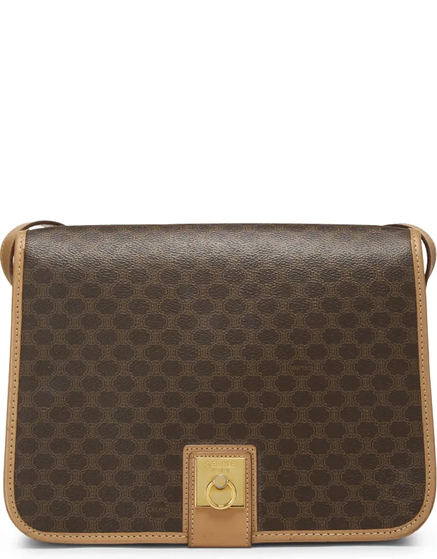 Coated Canvas Macadam Shoulder Bag