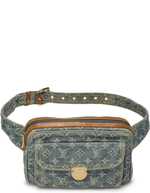 Monogram Denim Bumbag