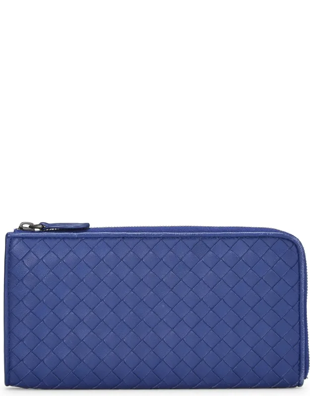 Intrecciato Zip Around Wallet