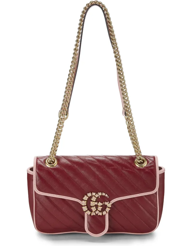 Torchon Gg Marmont Shoulder Bag Small