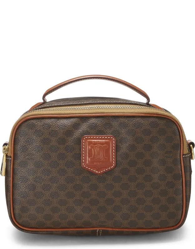 Coated Canvas Macadam Shoulder Bag