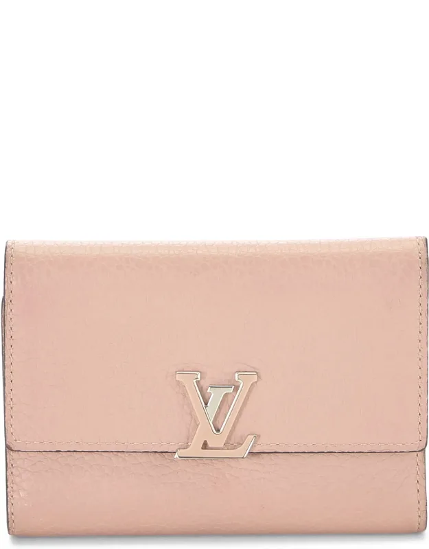 Taurillon Leather Capucines Wallet