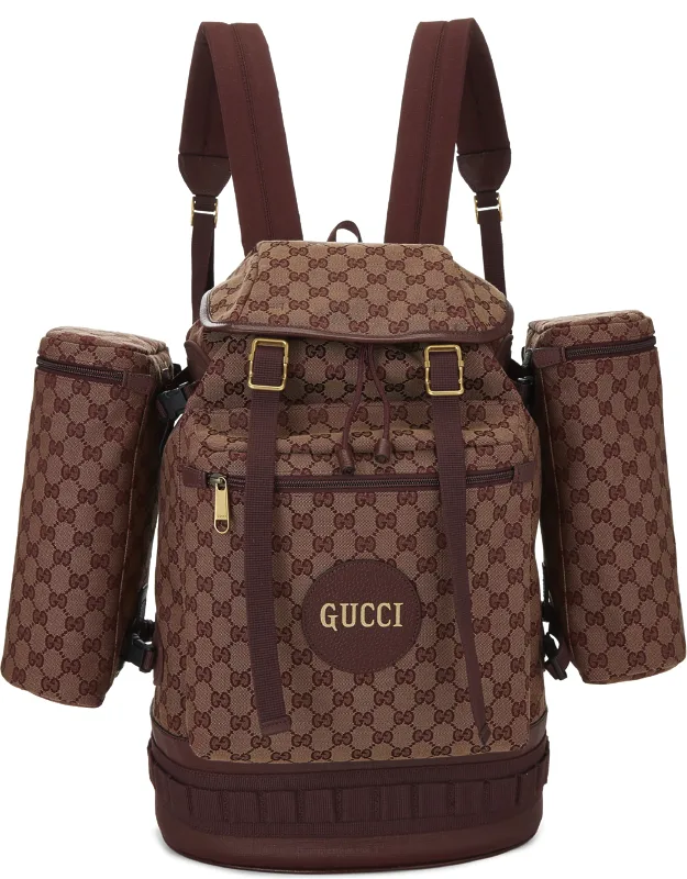 Original Gg Canvas Alpina Trekking Backpack