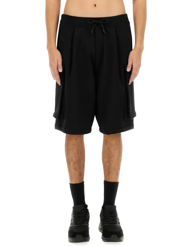 Dsquared Cargo Bermuda Shorts Model Height 185 Cm Size L