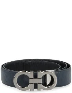 Gancini Reversible Leather Belt