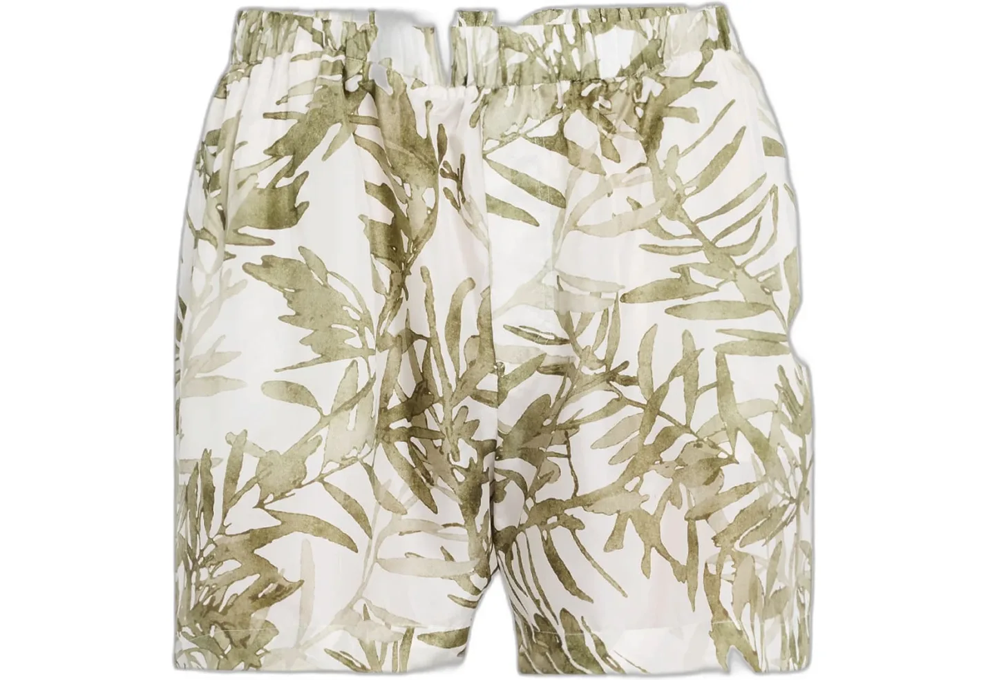 Herbarium Print Silk Ponge Shorts