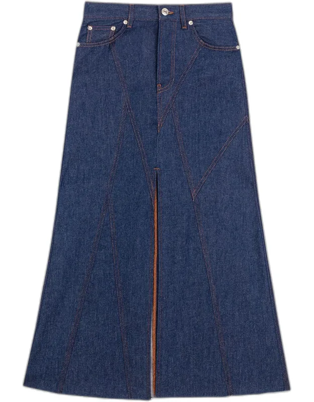 Denim Maxi Skirt