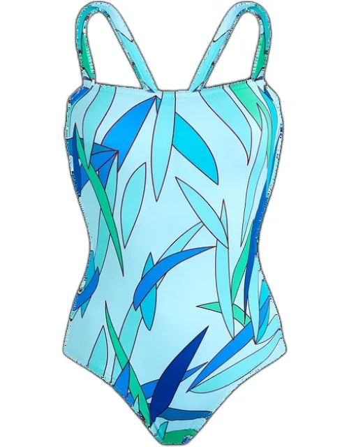 Crossed Back Straps One-piece Swimsuit