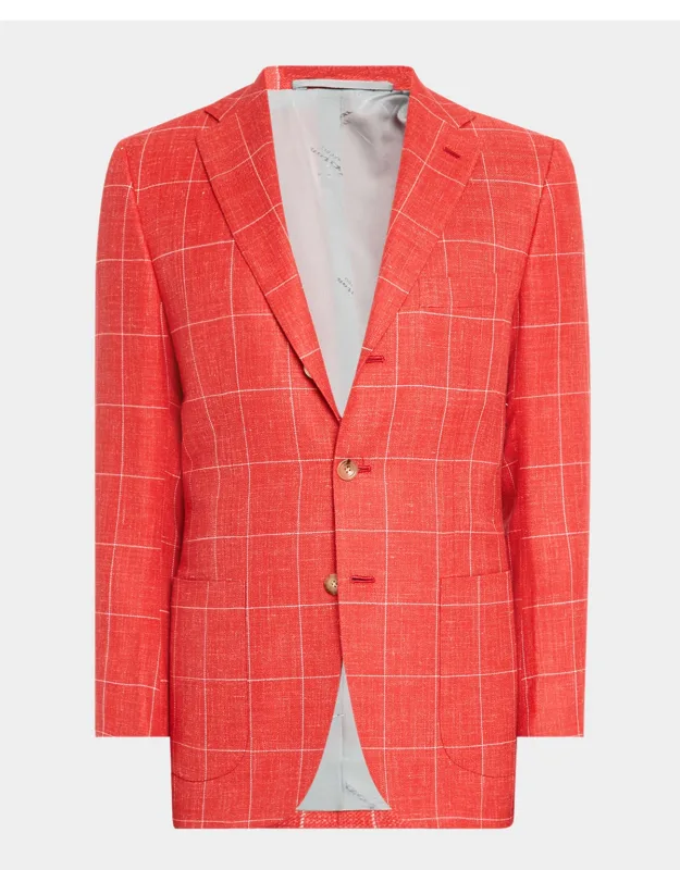Cashmere-blend Windowpane Sport Coat