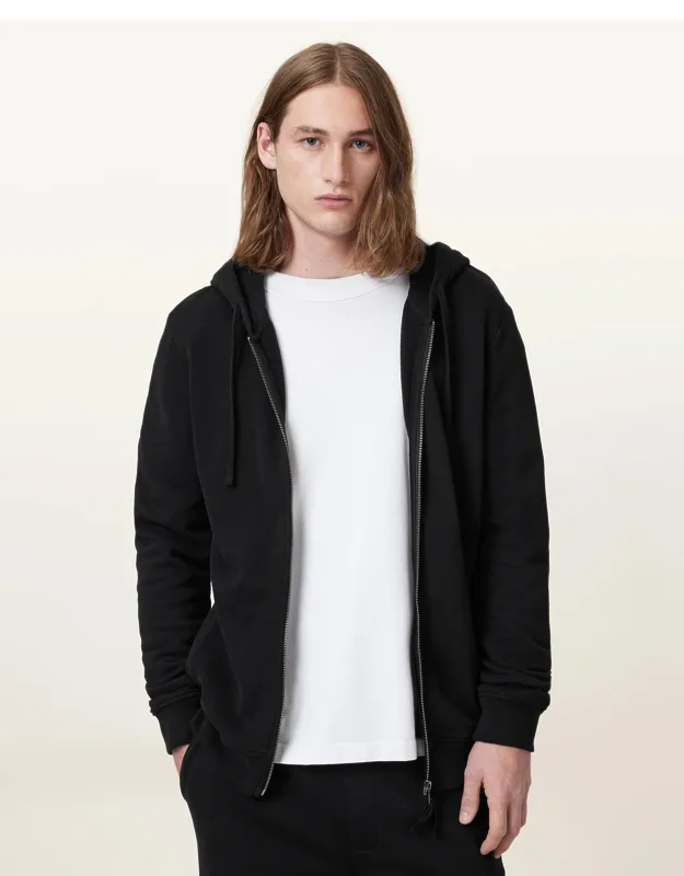 Raven Zip Up Ramskull Hoodie