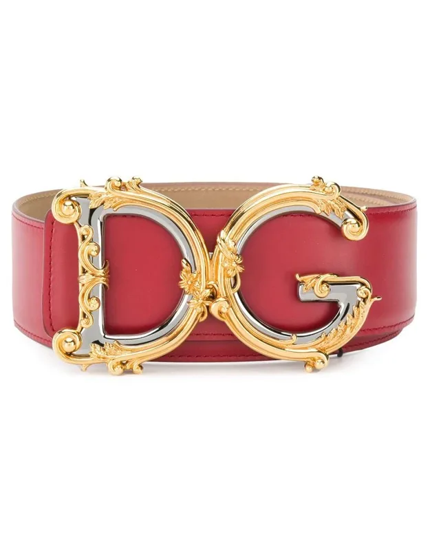 Belt With Red Dg