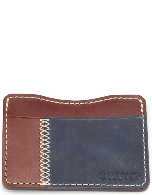 Contrast English Leather Card Wallet