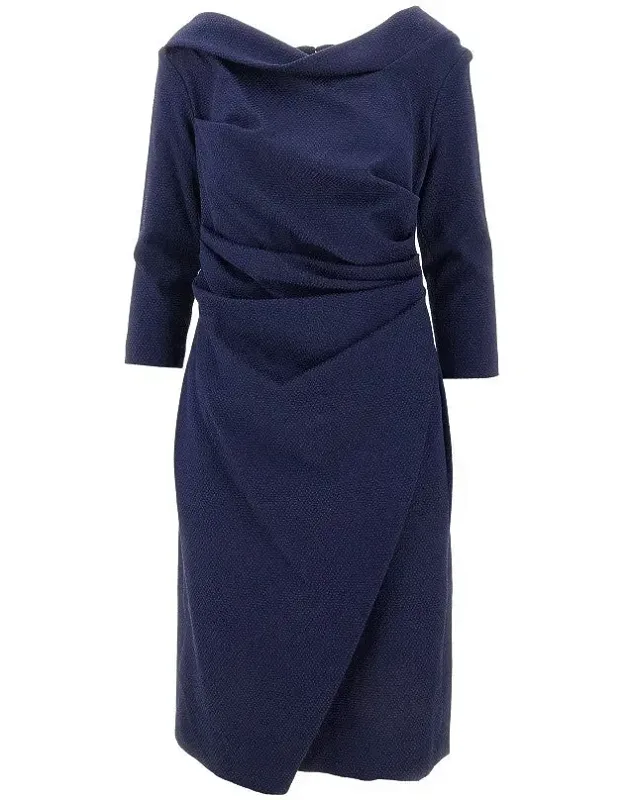 Mosaic Piqué Knee-length Dress