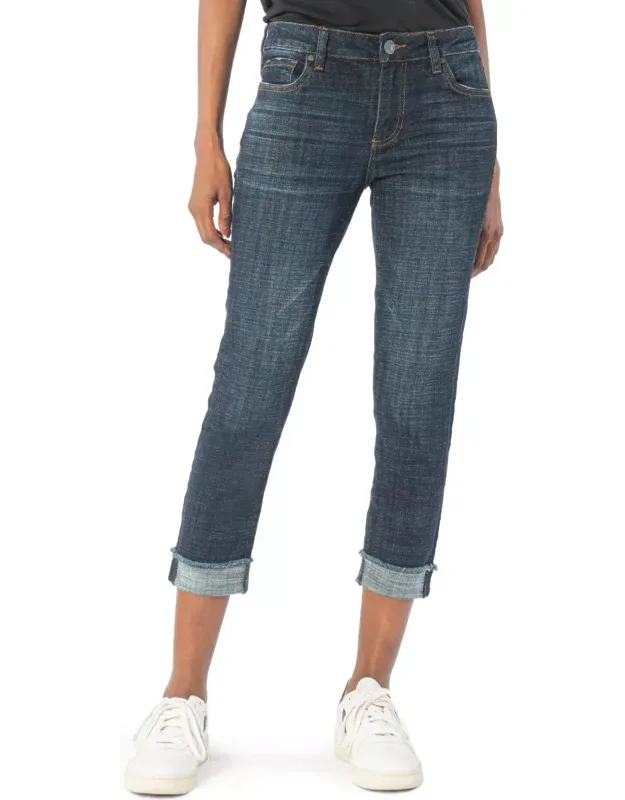 Amy Crop Jeans With Comfortable Fit And Ankle-grazing Style