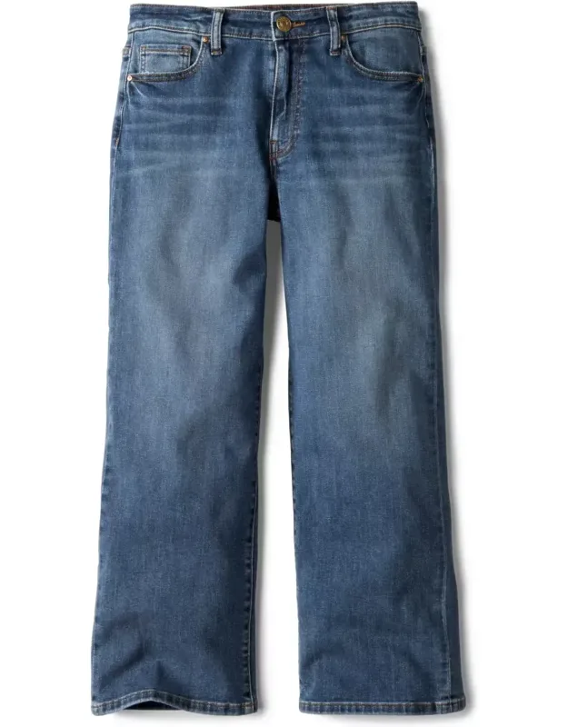 Charlotte Wide-crop Jeans