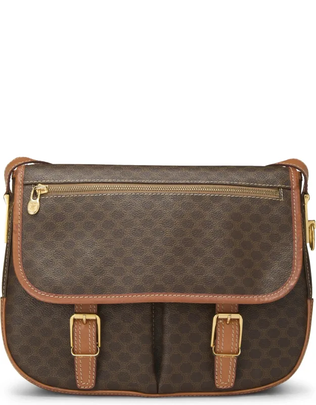 Coated Canvas Macadam Shoulder Bag