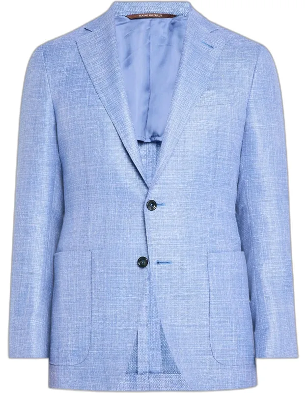 Wool-blend Hopsack Blazer