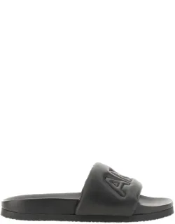 Ambush Leather Slide Sandal With Rubber Sole