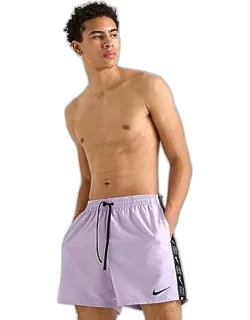 Swim Tape Logo 5" Volley Shorts