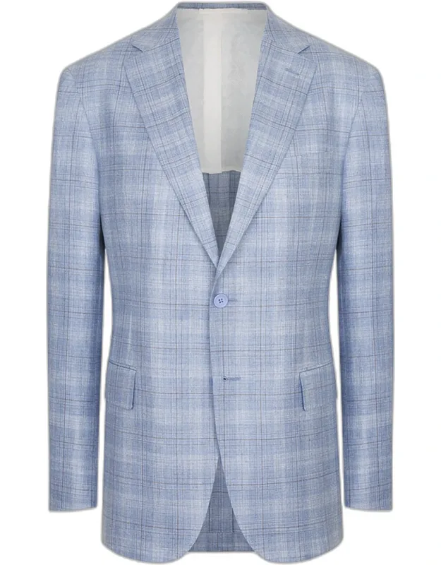 Plaid Single-breasted Sport Coat