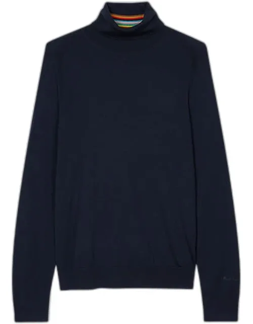 Merino Wool Roll Neck Sweater