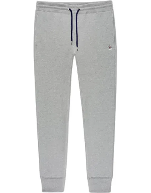 Tapered-fit Zebra Logo Cotton Sweatpants