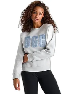 Madeline Fuzzy Logo Crewneck Sweatshirt