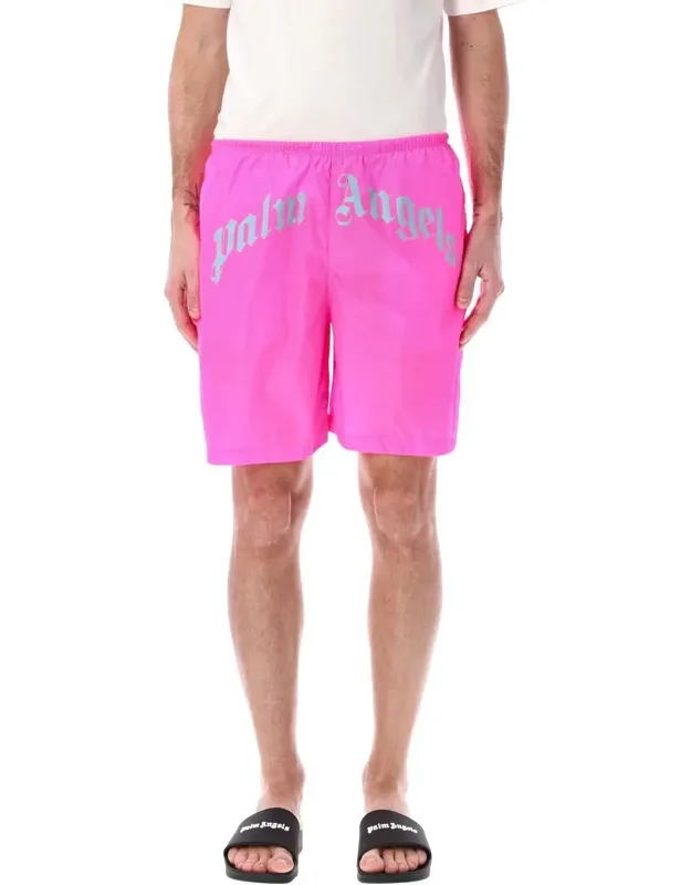 Curved Logo Swim Shorts