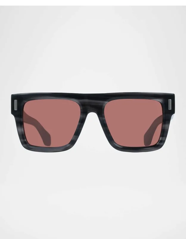 Rivet Acetate Square Sunglasses