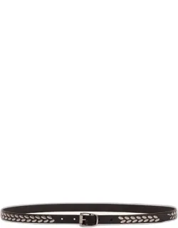 Almond Stud 20 Leather Belt