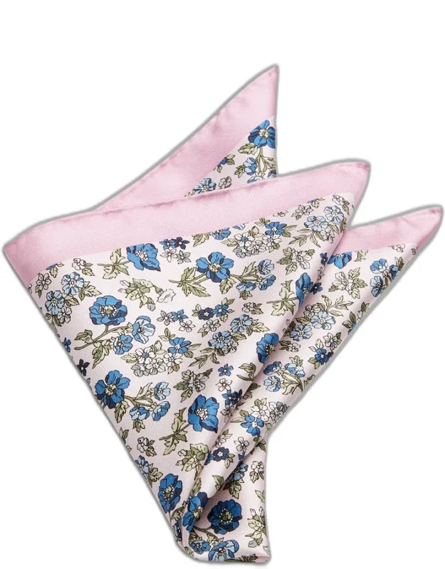 Tossed Flowers Pocket Square