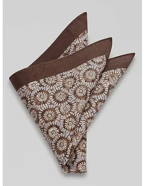 Classic Indigo Pattern Pocket Square