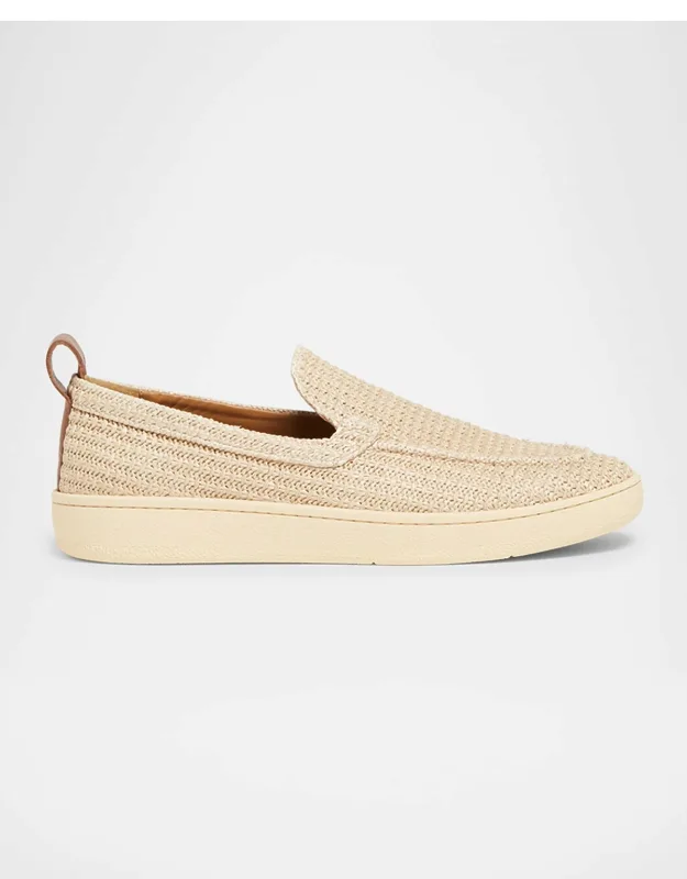 Woven Raffia Loafers