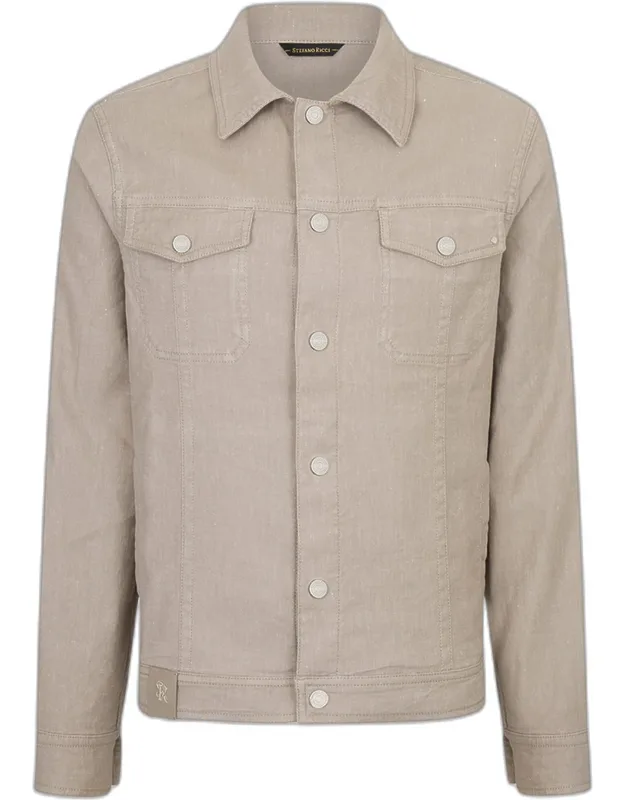 Button-front Trucker Jacket