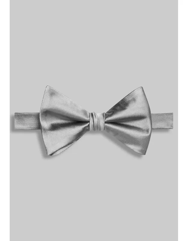 Solid Pre-tied Big Bow Tie