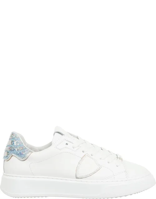 Temple Sneakers Made In Italy Glitter