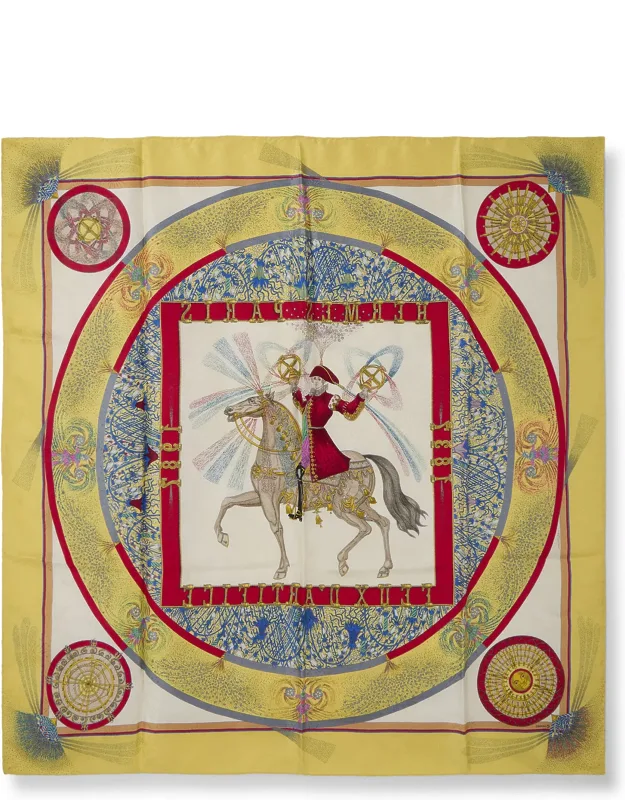 Feux D'artifice Silk Scarf