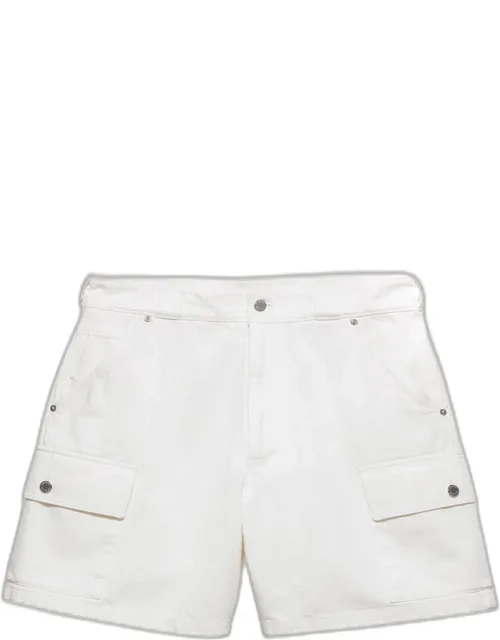 Denim Bermuda Shorts