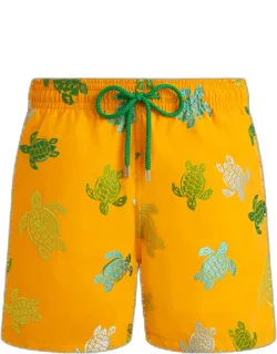 Swim Shorts Embroidered Tortue Multicolore - Limited Edition - Swimming Trunk
