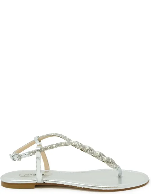 Leather Flat Sandals