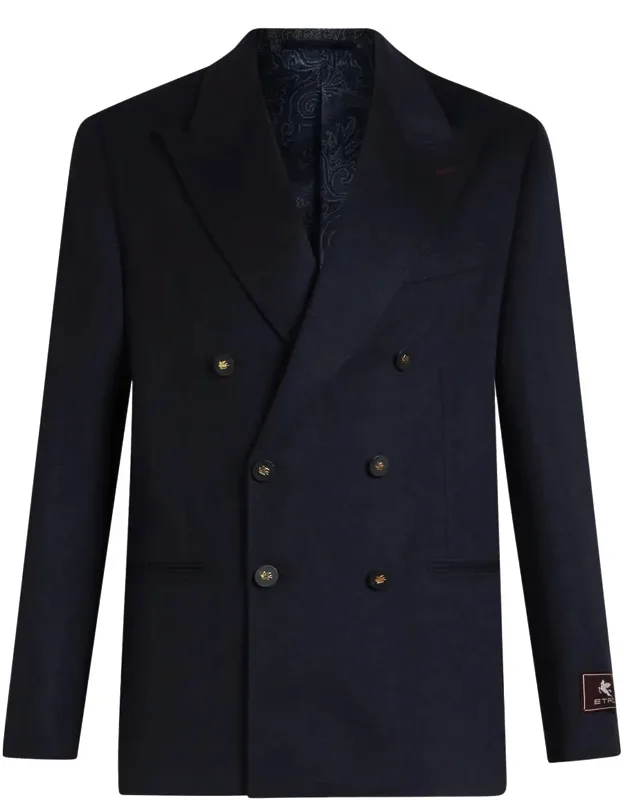 Cashmere Double Breasted Blazer