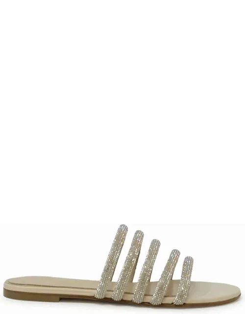 Leather Flat Sandals