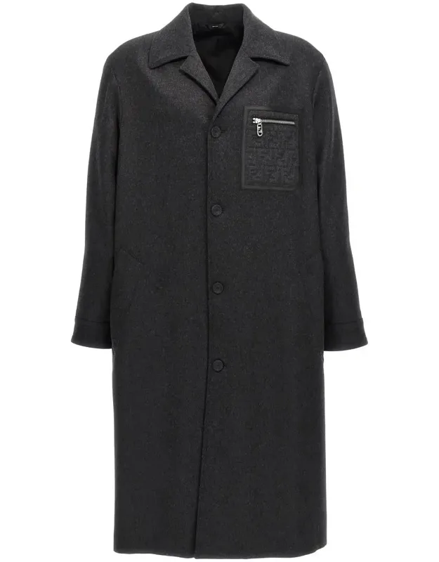 Single-breasted Cashmere Coat