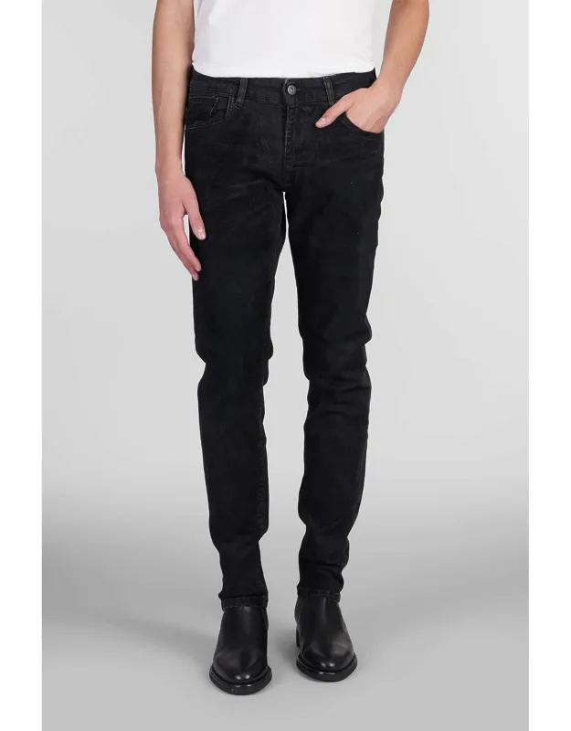 Salvatore Santoro Jeans With Zip And Button Closure, Slim Fit